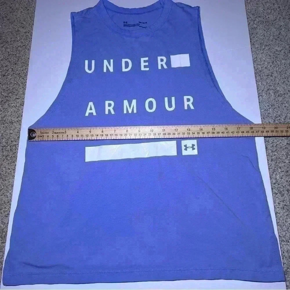 Under Armour Loose blue lavender fit tank size M - Picture 4 of 6